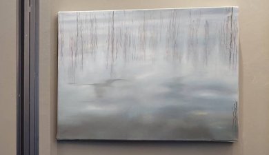 Karin Dornbusch - Malerei und Keramik Malerei und Keramik von Karin Dornbusch im Museumsschaufenster