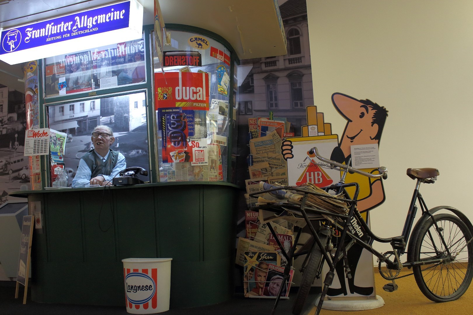 Der ehemalige Kiosk vom Siegburger Marktplatz ist im Museum zu sehen.
