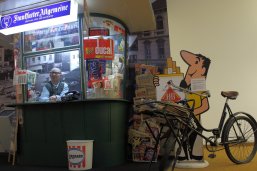 Marktkiosk Der ehemalige Kiosk vom Siegburger Marktplatz ist im Museum zu sehen.